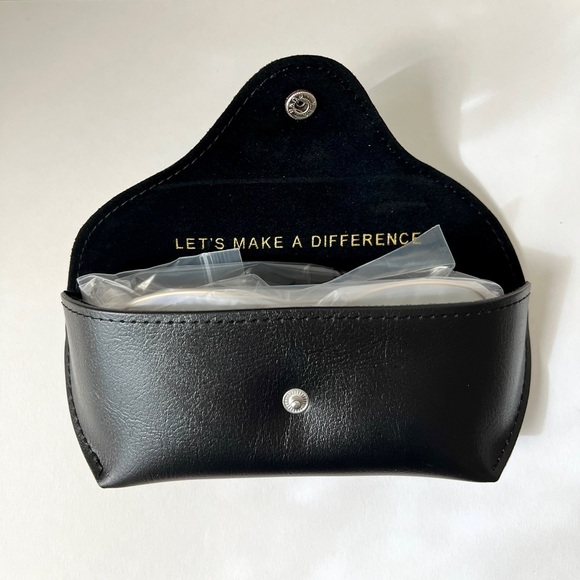 Diff Eyewear Reid Gold Round Blue Light Blocking Glasses New - Picture 3 of 11